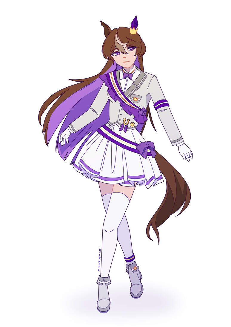 Character illustration of an Umamusume original character.